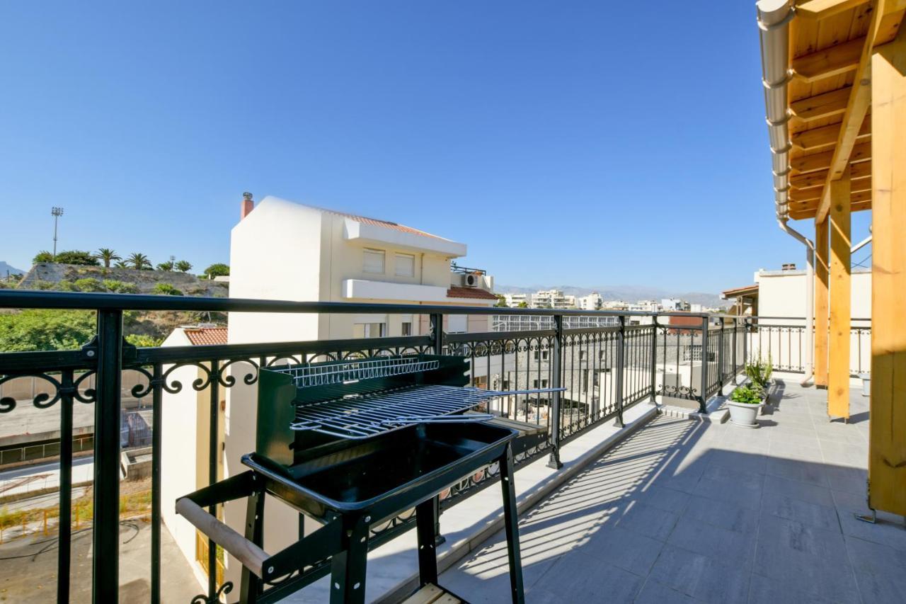 Sunset Luxury Suite - Rooftop Apartment In The City Center Heraklion Zewnętrze zdjęcie