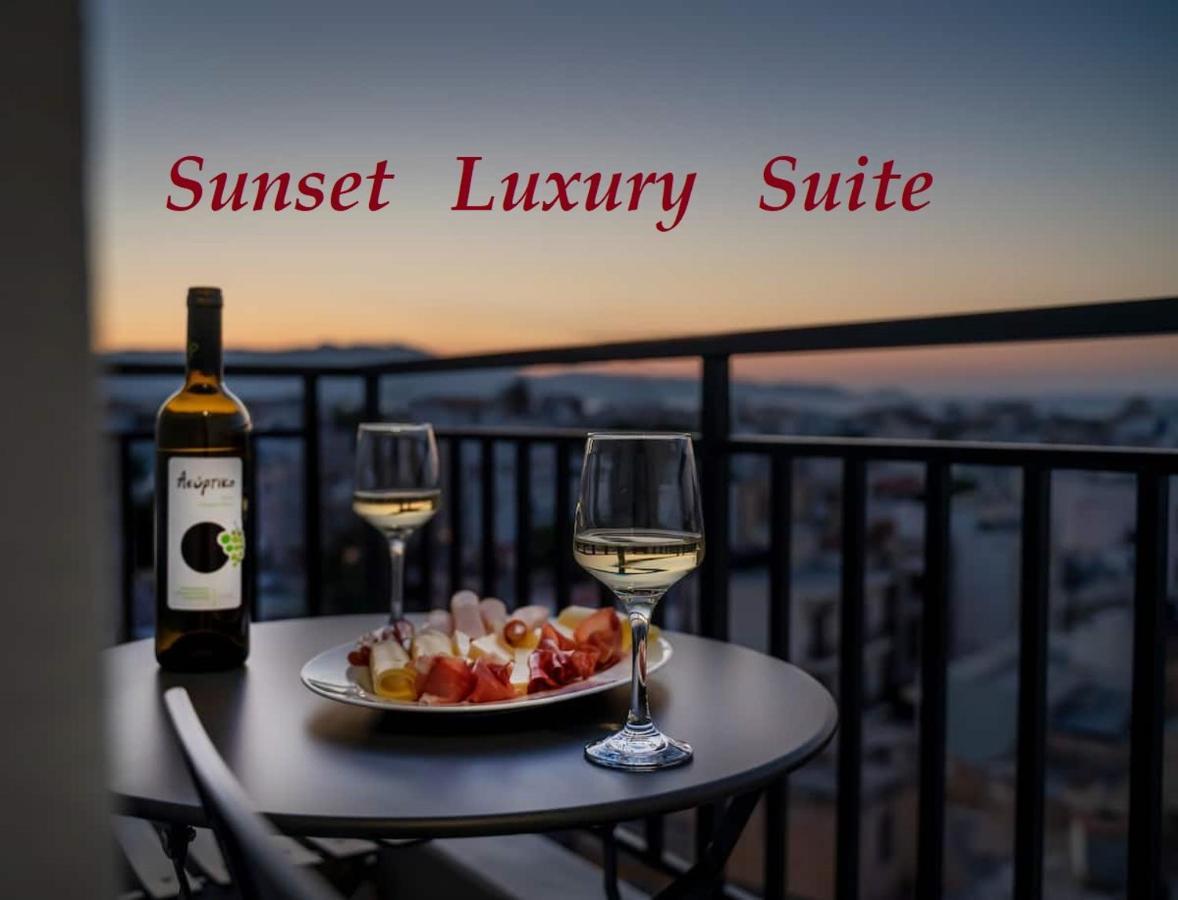 Sunset Luxury Suite - Rooftop Apartment In The City Center Heraklion Zewnętrze zdjęcie